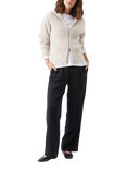 Ripe Layla Zip Knit Maternity Cardigan, Oat Marle