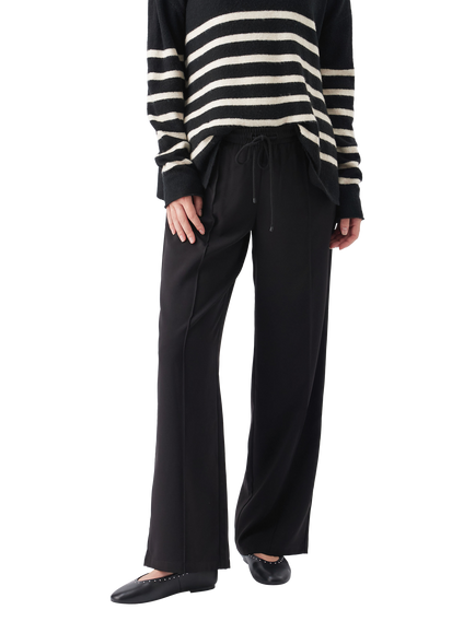 Ripe Alexa Pull-On Wide Leg Trousers, Black - view 2, Black