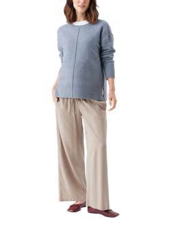 Ripe Wide Leg Classic Tencel Pant, Taupe