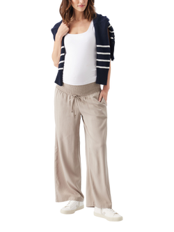 Ripe Wide Leg Classic Tencel Pant - view 2, Taupe