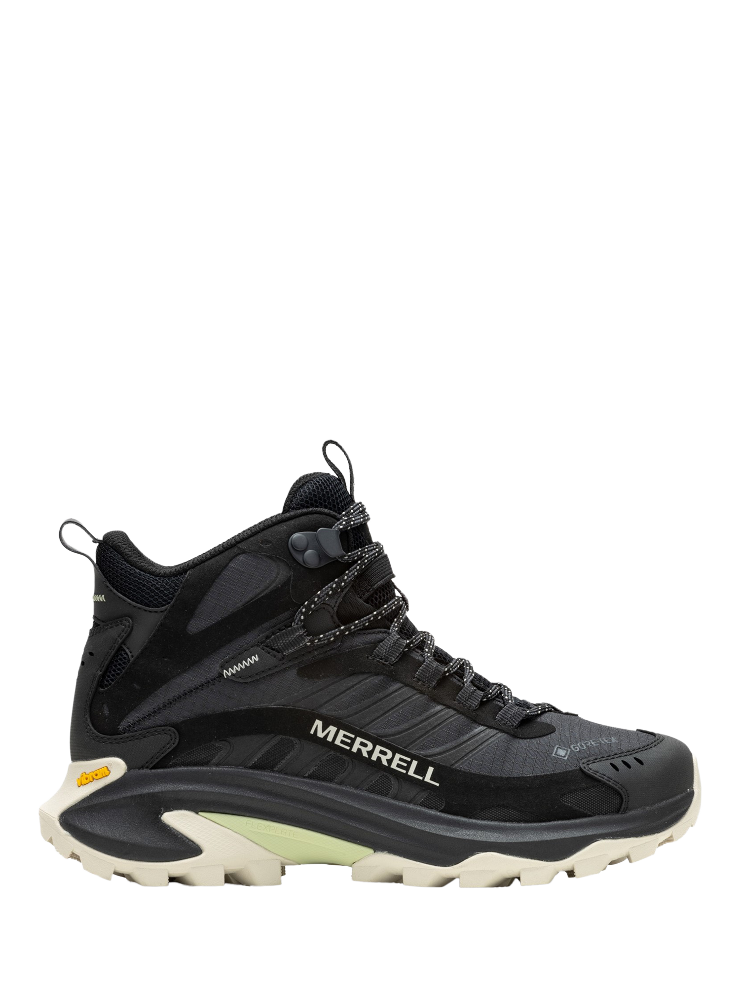 Product image 1 of 5, which shows Merrell Moab Speed 2 Mid Gore-Tex Walking Boots, Black, 4