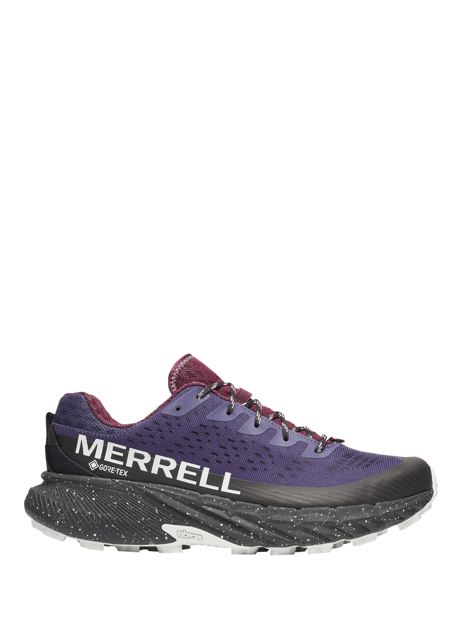 Product image 1 of 5, which shows Merrell Agility Peak 5 Lace Up Trail Trainers, Arcane, 4