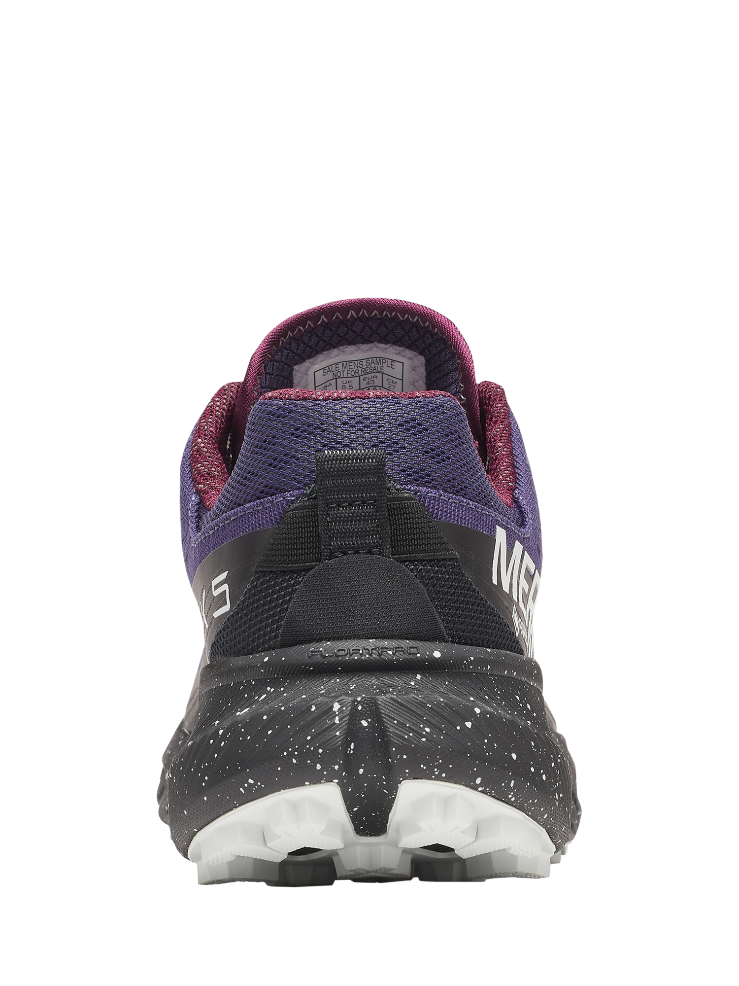 Product image 3 of 5, which shows Merrell Agility Peak 5 Lace Up Trail Trainers, Arcane, 4