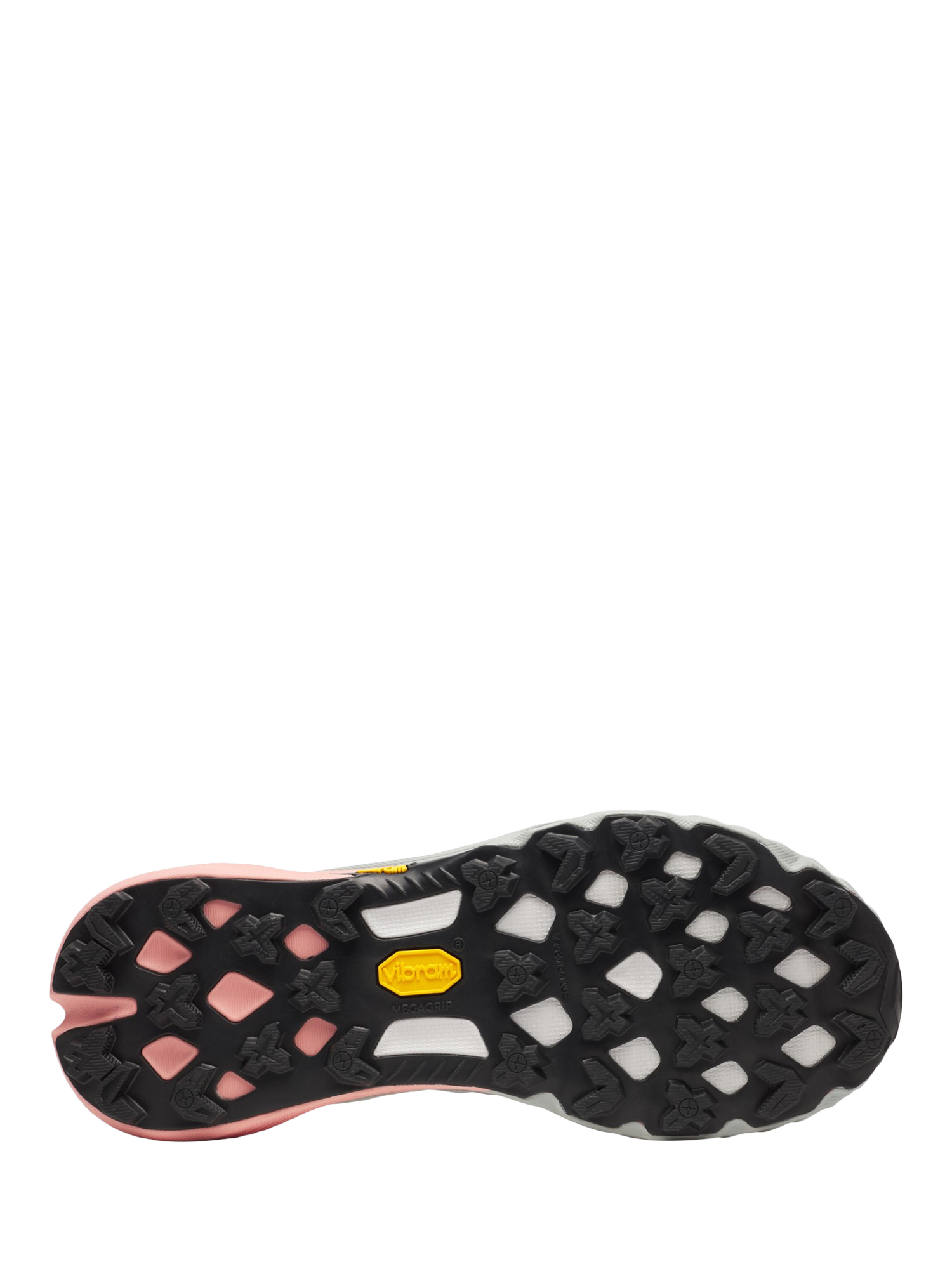 Product image 4 of 5, which shows Merrell Agility Peak 5 Lace Up Trainers, White/Soft Coral, 4