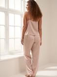 Truly Pure Silk Camisole Pyjama Set, Blush