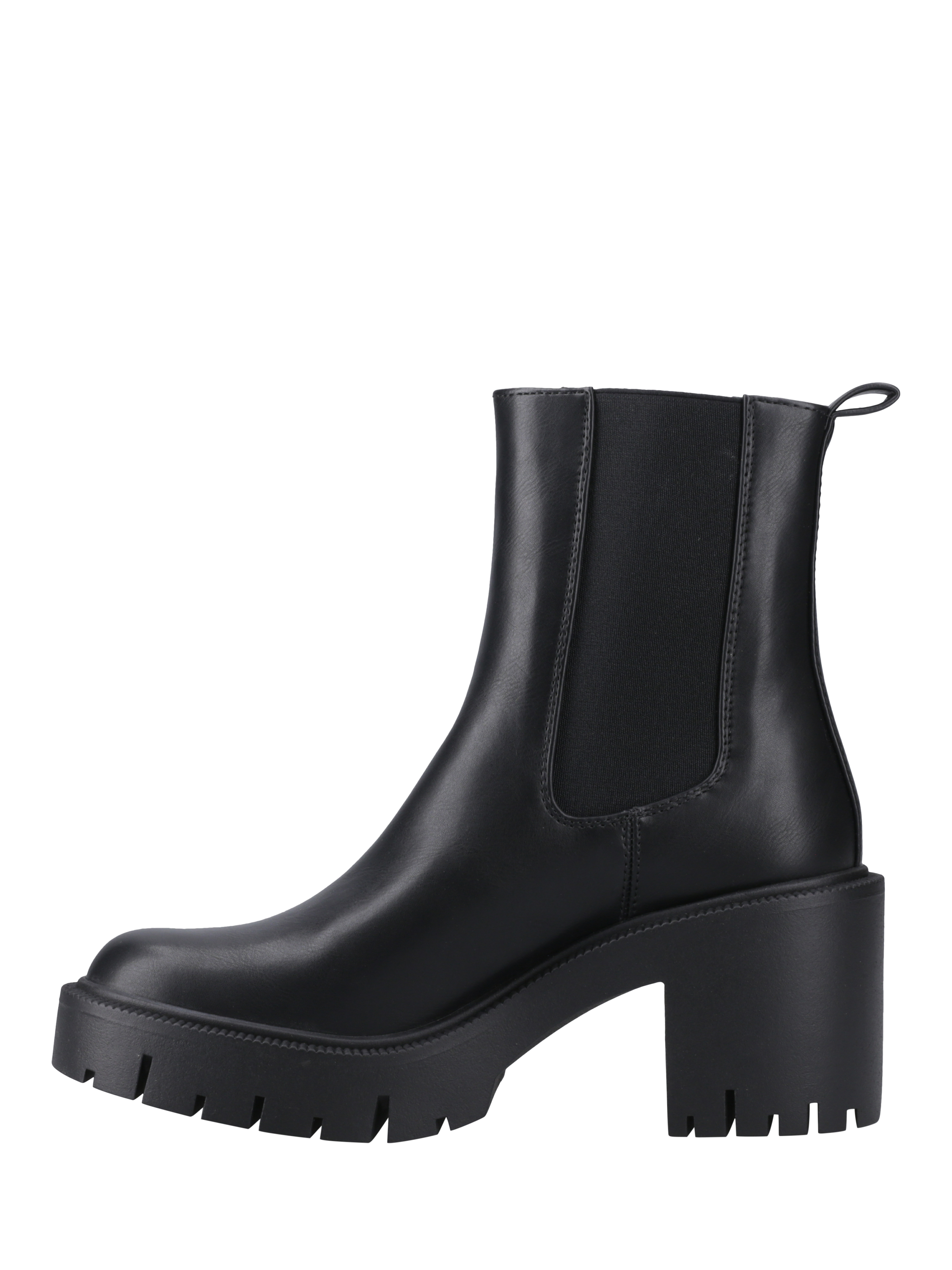 Product image 5 of 5, which shows ONLY Bluebell Block Heel Calf Boots, Black, 3