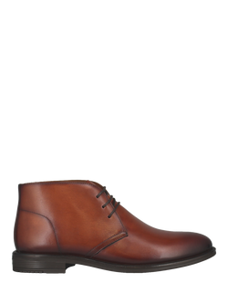Josef Seibel Cedric 06 Leather Chukka Boots, Cognac