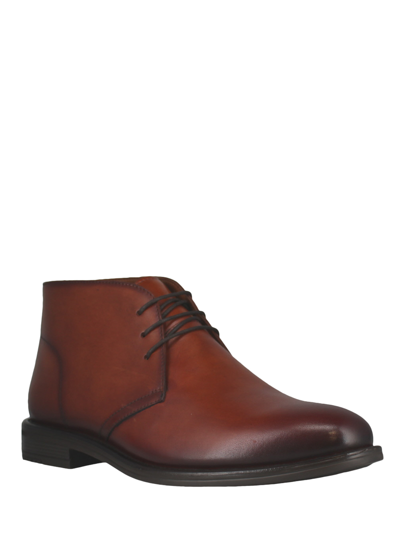 Product image 2 of 5, which shows Josef Seibel Cedric 06 Leather Chukka Boots, Cognac, 7