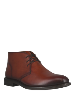 Josef Seibel Cedric 06 Leather Chukka Boots - view 2, Cognac