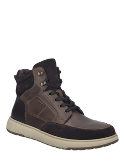 Josef Seibel Clayton 50 Lace Up Leather Boots - view 2, Brown