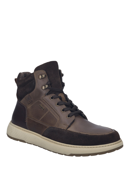 Josef Seibel Clayton 50 Lace Up Leather Boots - view 2, Brown