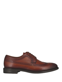 Josef Seibel Cedric 05 Leather Brogues - view 2, Cognac