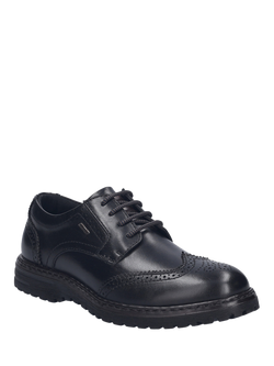 Josef Seibel Erroll 59 Brogue Detail Lace Up Leather Shoes - view 2, Black