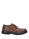 Josef Seibel Erroll 59 Brogue Detail Leather Shoes, Cognac