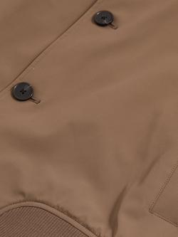 Reiss Bobby Button Down Shirt Jacket - view 2, Chestnut Brown