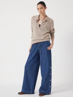 HUSH Harri Wide Leg Jeans - view 2, Grey Blue Wash