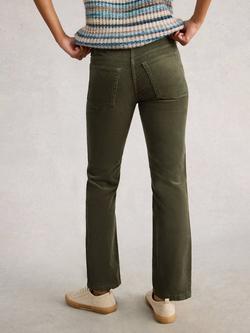 White Stuff Brooke Straight Corduroy Trousers, Khaki - view 2, Khaki