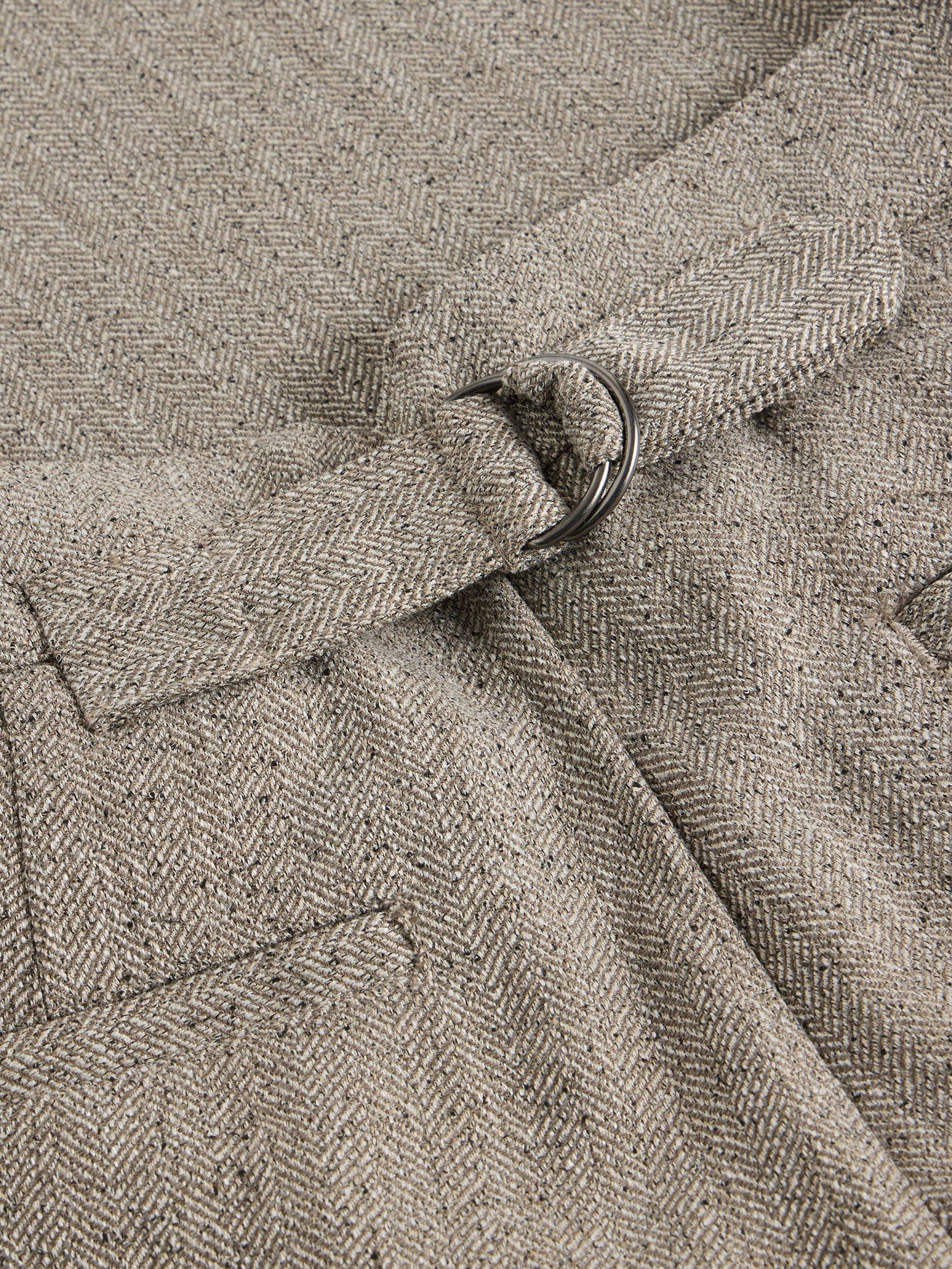 Product image 6 of 6, which shows White Stuff Sasha Wide Leg Trousers, Grey/Multi, 12R