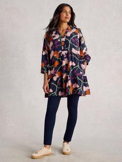 White Stuff Marta Tunic Top, Blue/Multi, Blue/Multi