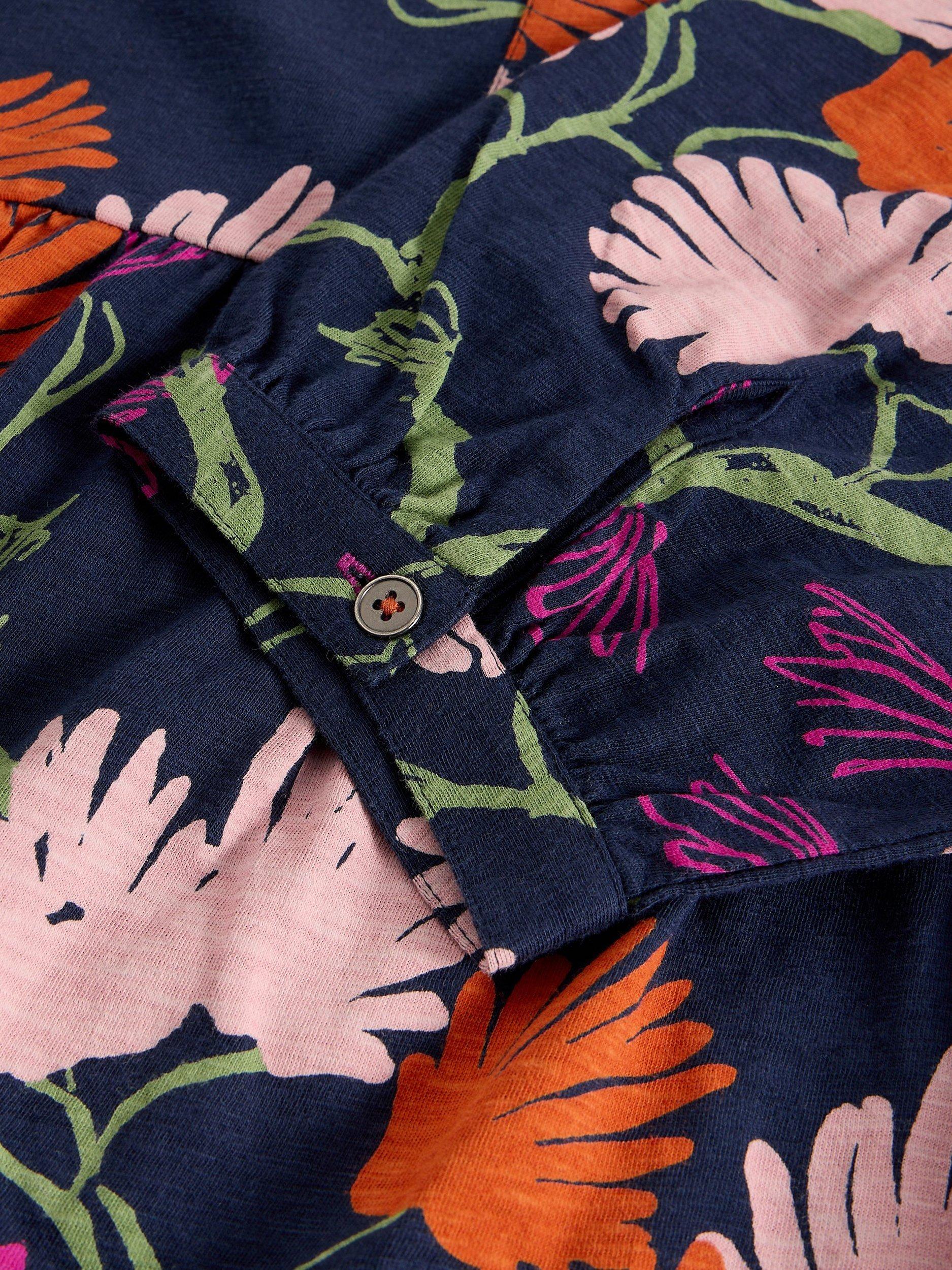 Product image 6 of 6, which shows White Stuff Marta Tunic Top, Blue/Multi, 6