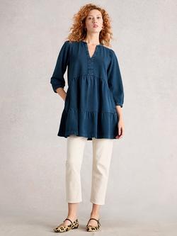 White Stuff Marta Tunic Dress, Indigo, Indigo