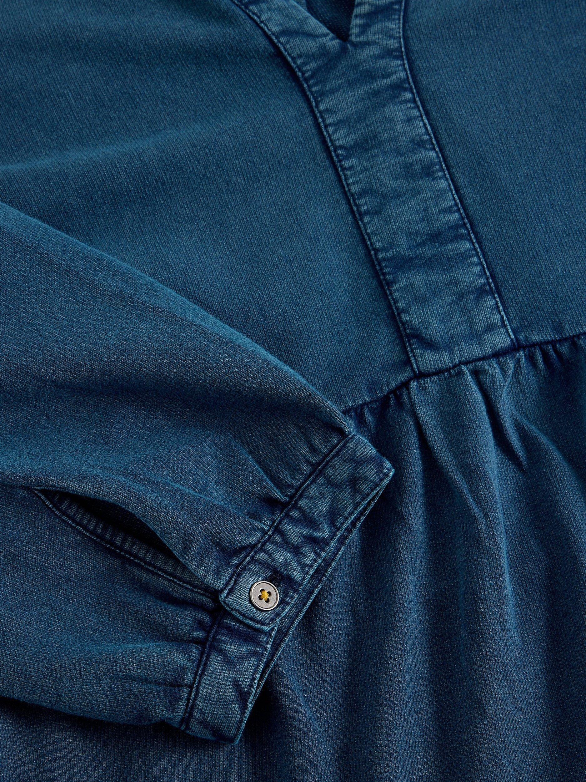 Product image 6 of 6, which shows White Stuff Marta Tunic Dress, Indigo, 6