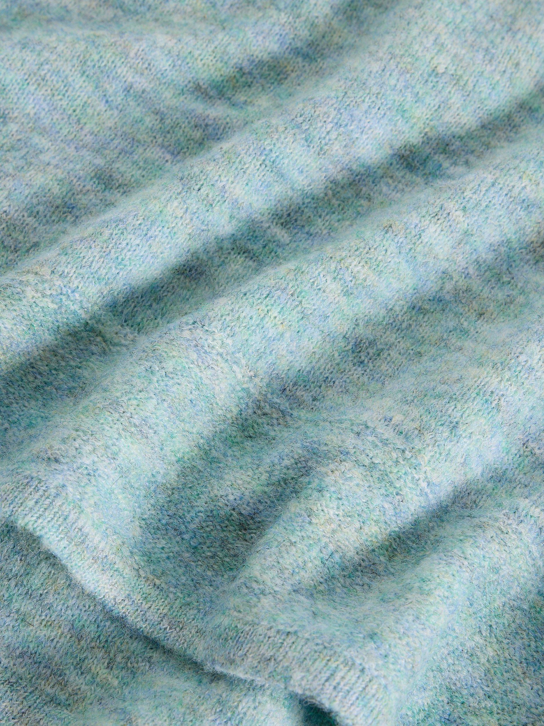 Product image 6 of 6, which shows White Stuff Kate Fine Knit T-Shirt Jumper, Mid Blue, 14