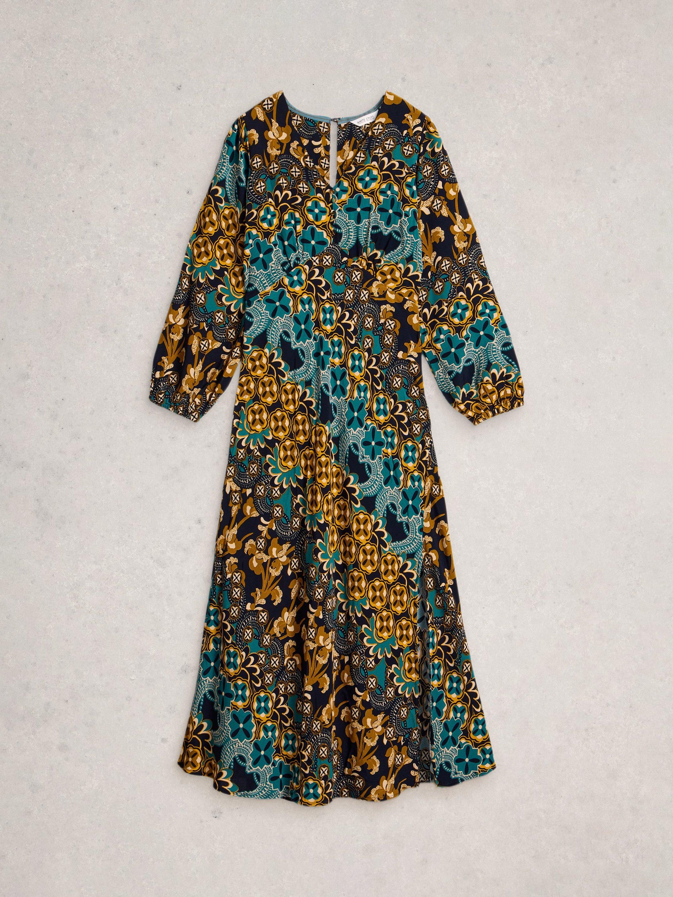 Product image 5 of 6, which shows White Stuff Hope Maxi Empire Line Dress, Multi, 6