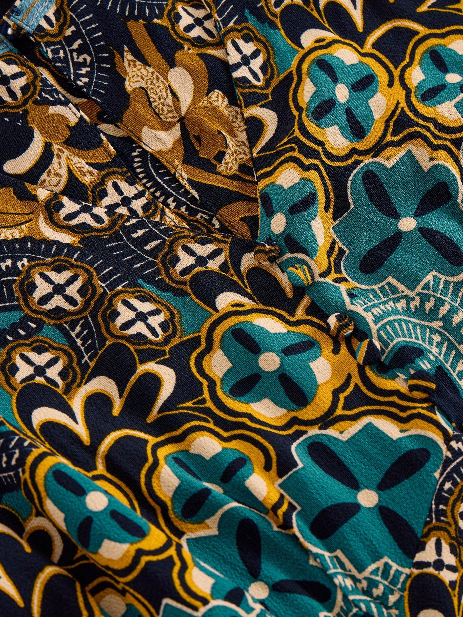 Product image 6 of 6, which shows White Stuff Hope Maxi Empire Line Dress, Multi, 6