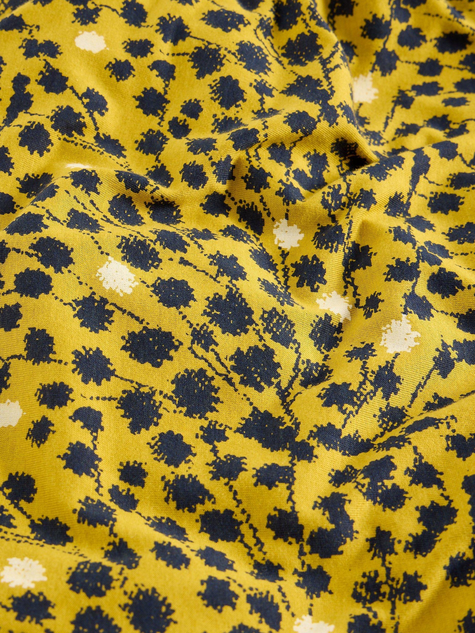 Product image 6 of 6, which shows White Stuff Madeline Jersey Midi Dress, Chart/Multi, 6