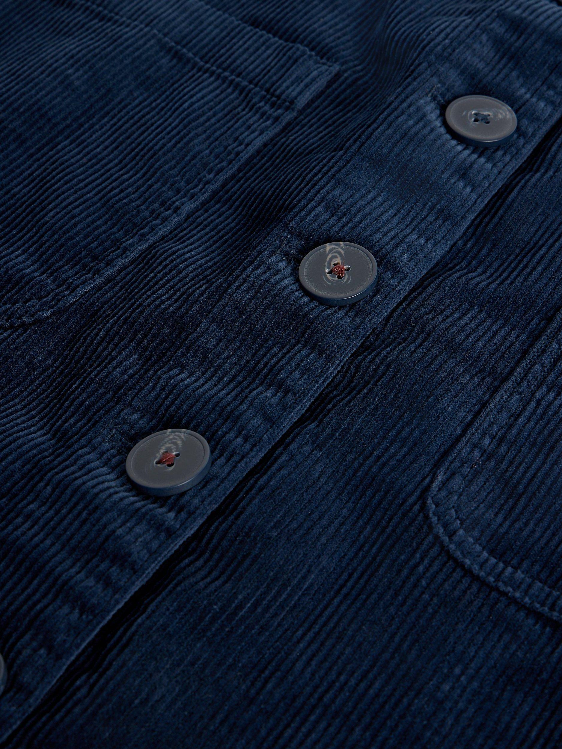 Product image 6 of 6, which shows White Stuff Rose Corduroy Pinafore Dress, Dark Navy, 12