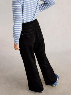 White Stuff Ayla Corduroy Trousers, Pure Black - view 2, Pure Black