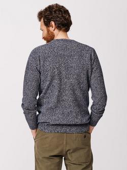 Aubin Abbots Wool Touch Crew Neck Jumper - view 2, Blue