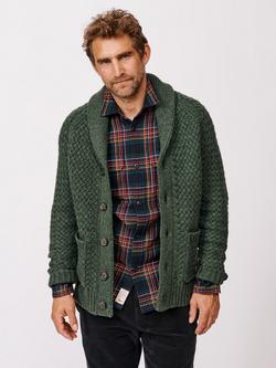Aubin Frampton Wool Blend Shawl Cardigan, Khaki