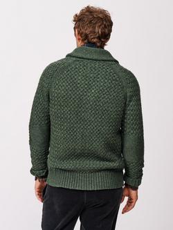 Aubin Frampton Wool Blend Shawl Cardigan - view 2, Khaki