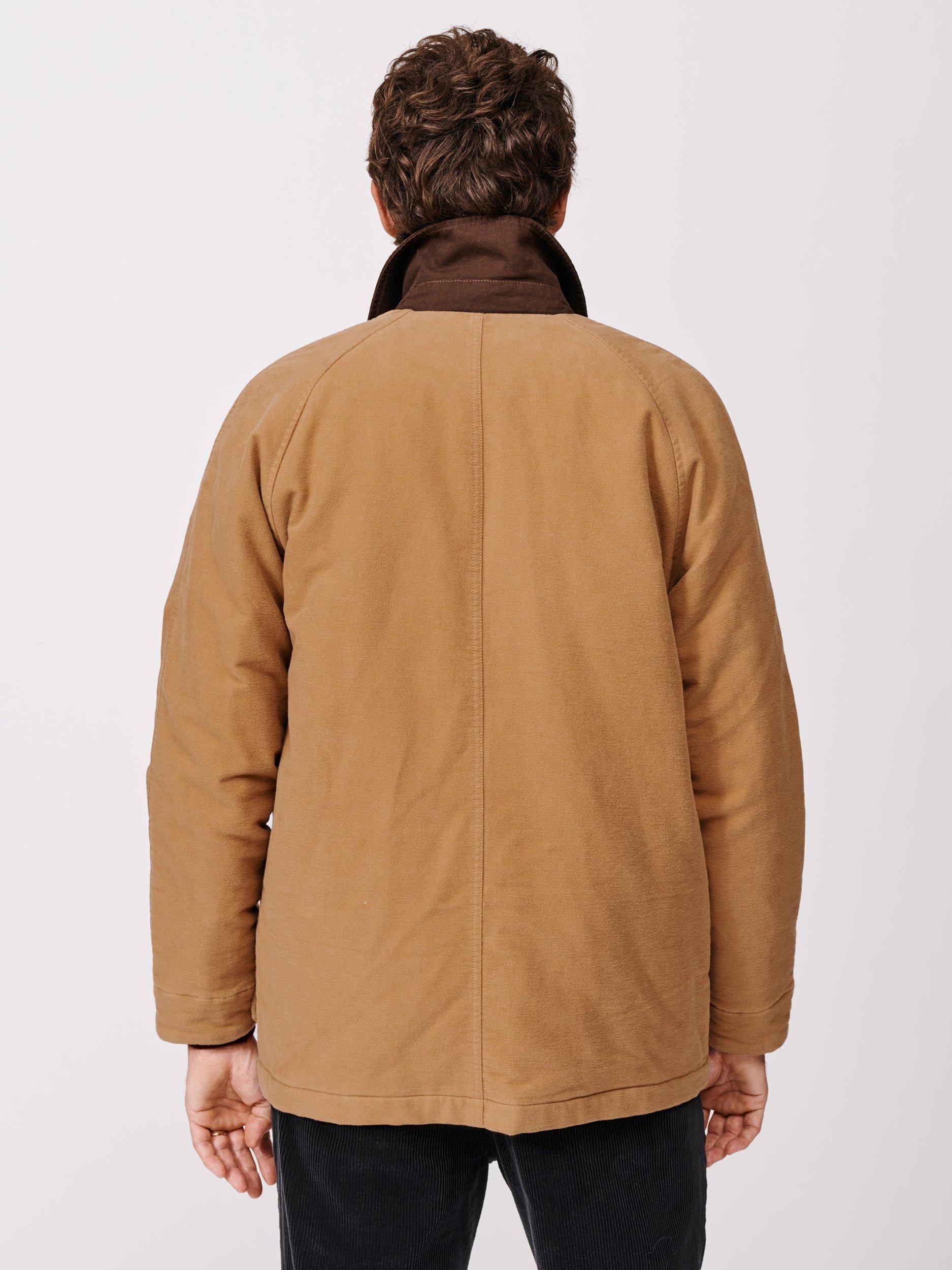 Product image 2 of 8, which shows Aubin Bennett Cotton Moleskin Utility Jacket, Dijon, XXL