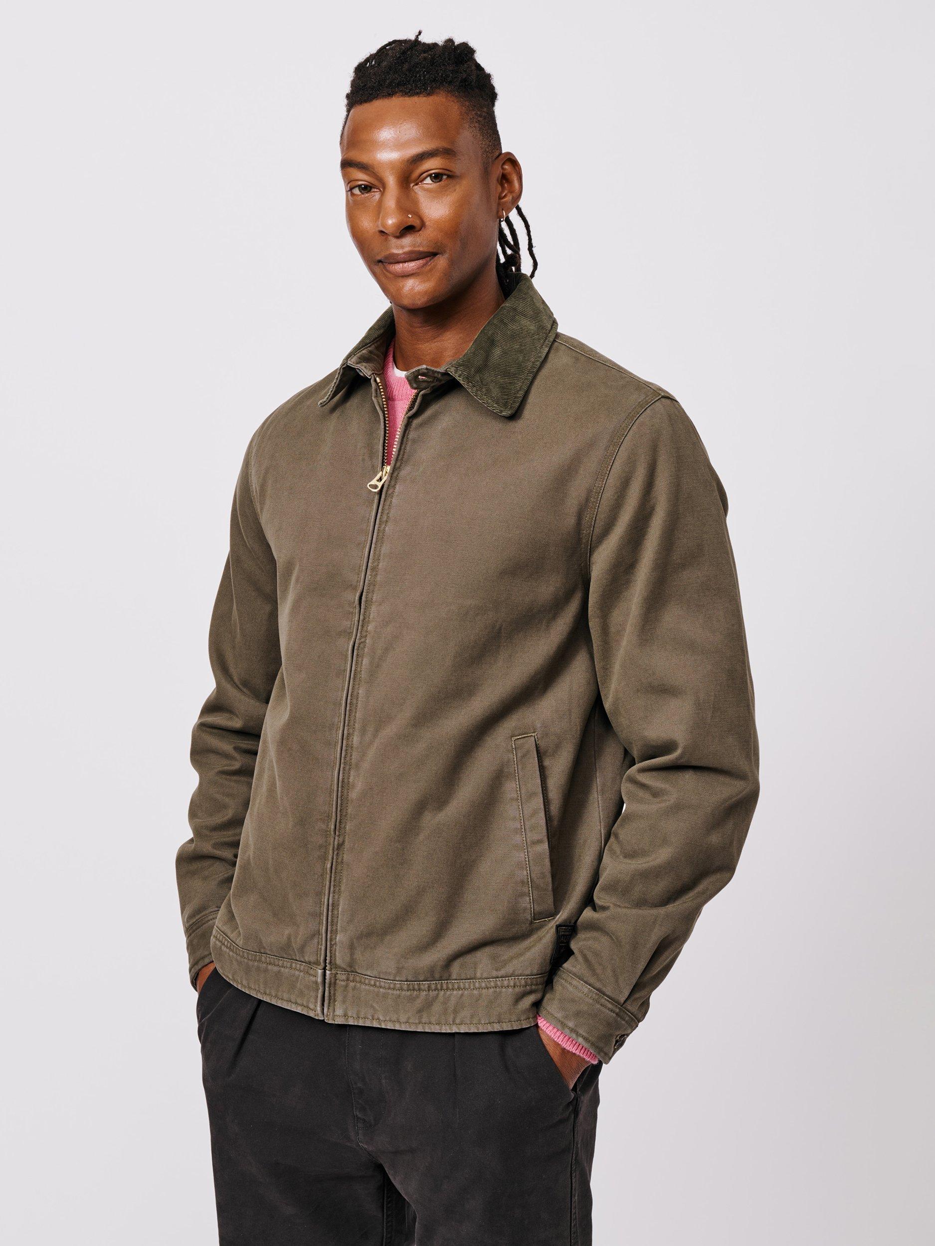 Product image 4 of 9, which shows Aubin Newland Harrington Jacket, Khaki, S