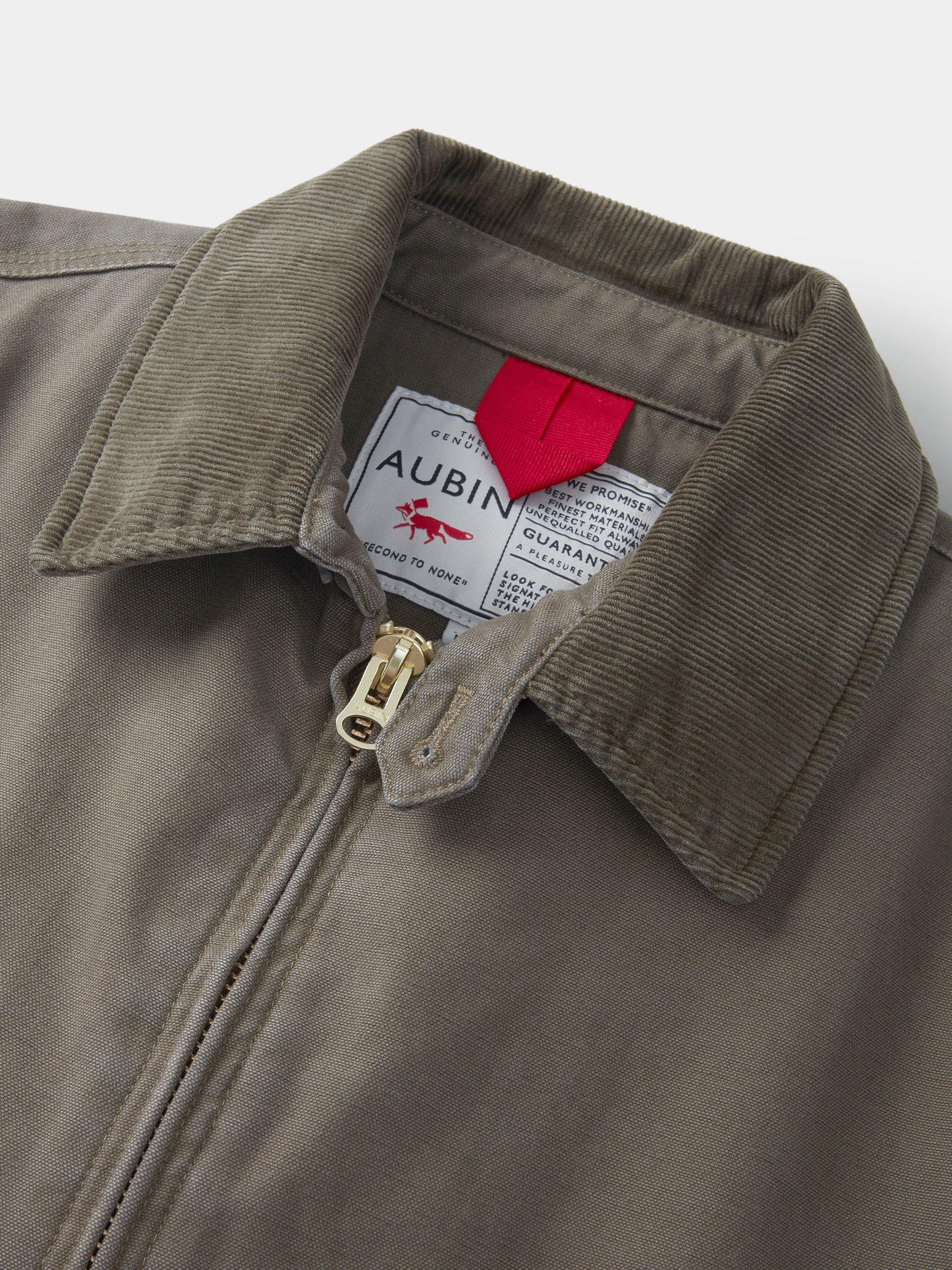 Product image 7 of 9, which shows Aubin Newland Harrington Jacket, Khaki, S
