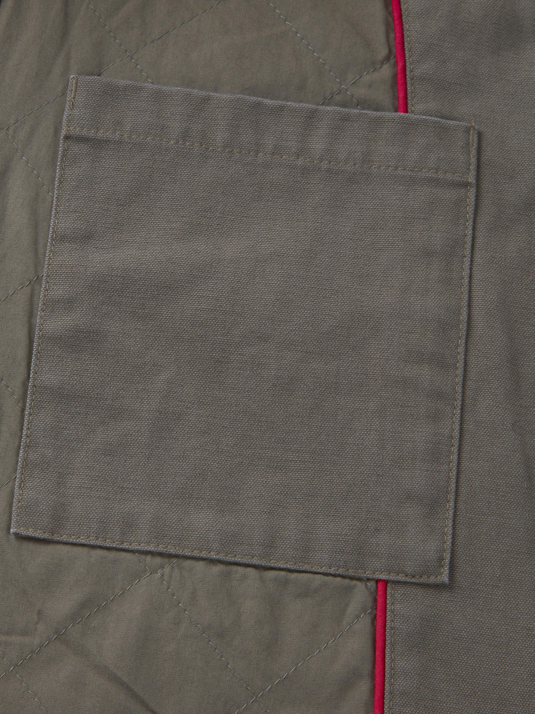 Product image 8 of 9, which shows Aubin Newland Harrington Jacket, Khaki, S
