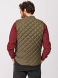 Aubin Anwick Quilted Gilet, Khaki