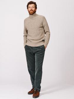 Aubin Caster Donegal Wool Blend Roll Neck Jumper - view 2, Natural