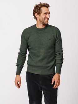 Aubin Phillips Wool Blend Crew Neck Jumper, Khaki