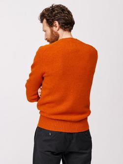 Aubin Prestwick Wool Crew Jumper - view 2, Orange
