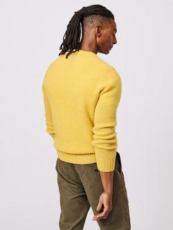 Aubin Prestwick Wool Crew Jumper - view 2, Yellow