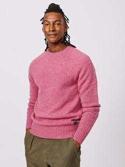 Aubin Prestwick Wool Crew Jumper, Pink