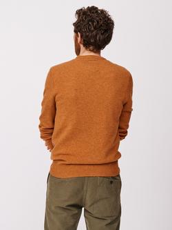 Aubin Westbourne Crew Neck Merino Wool Jumper - view 2, Gold