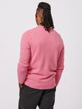 Aubin Westbourne Crew Neck Merino Wool Jumper, Pink