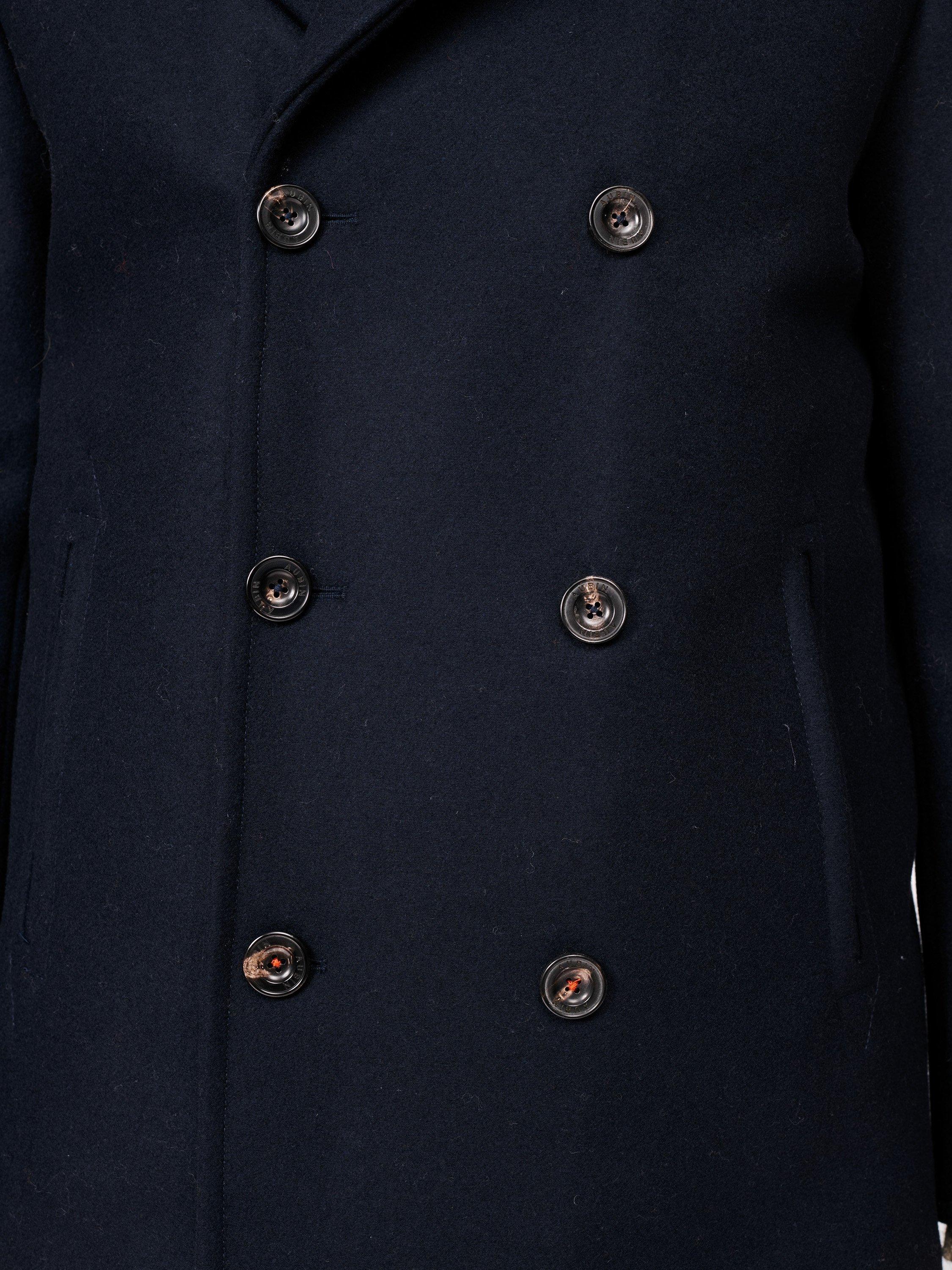 Product image 7 of 11, which shows Aubin Bridges Wool Short Peacoat, Navy, S