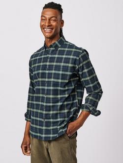 Aubin Aldridge Check Oxford Shirt, Navy/Multi, Navy/Multi