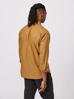 Aubin Aldridge Cotton Long Sleeve Collar Shirt - view 2, Dijon